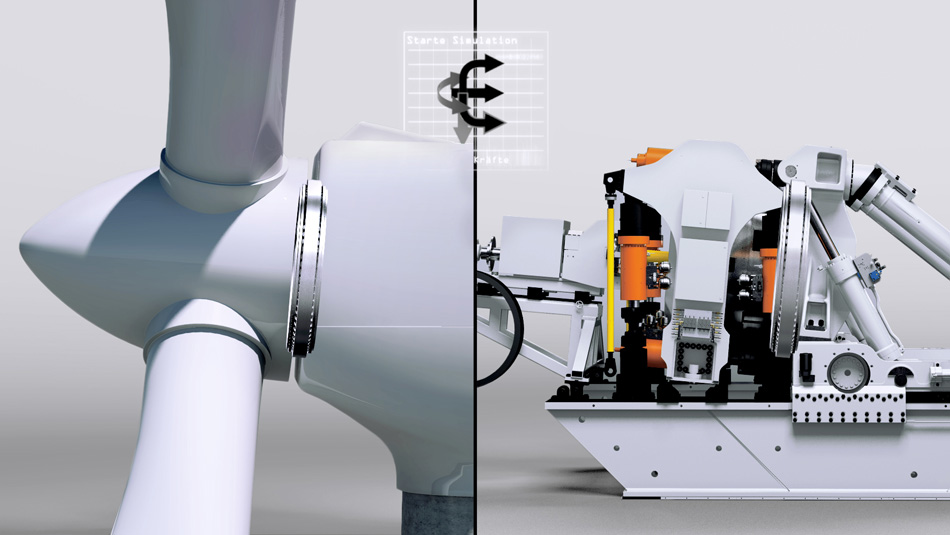 El banco de pruebas ASTRAIOS de Schaeffler prueba rodamientos de gran tamaño