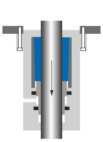 Dispositivo anticaída como carga de tracción