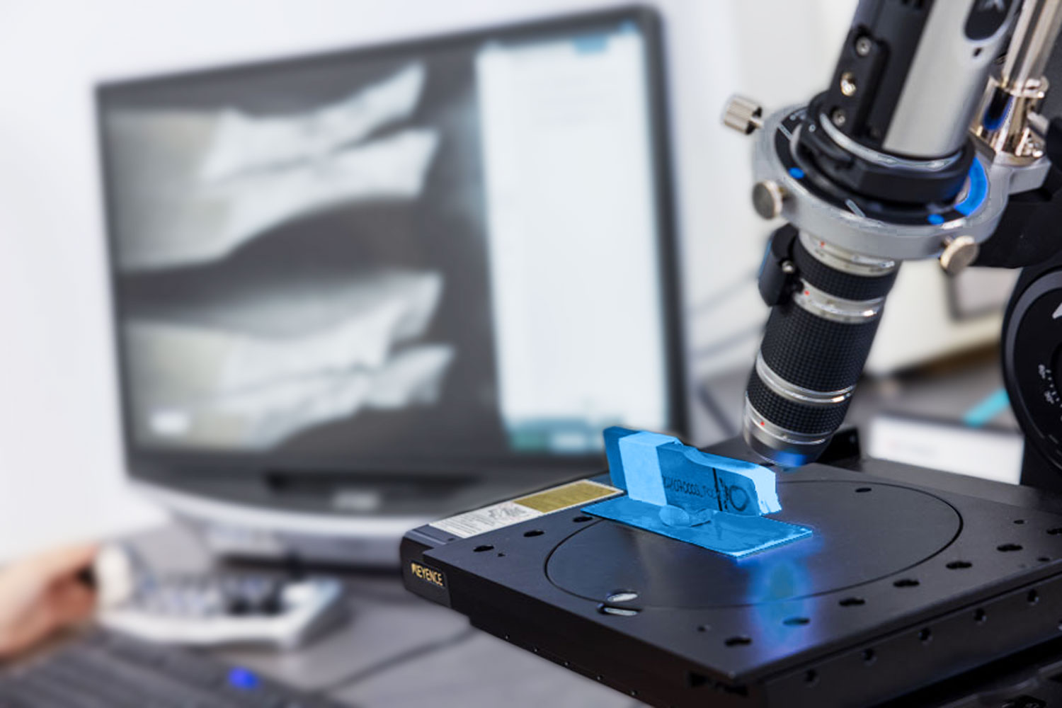 Foto de cámaras de alta velocidad para la medición óptica de los componentes de prueba