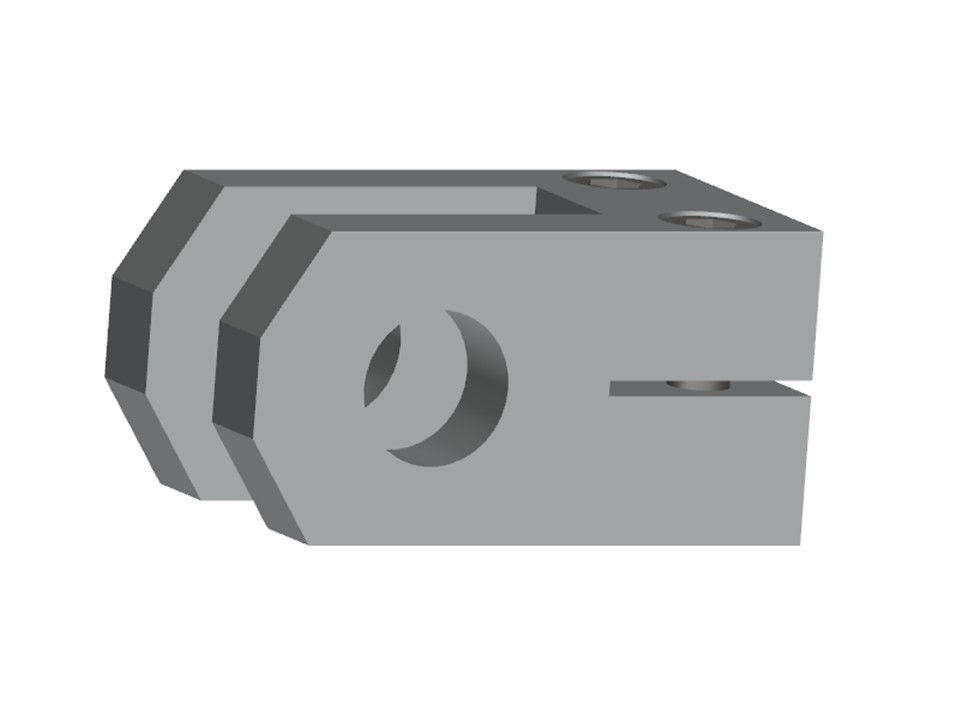 Cabeza de horquilla para vástagos