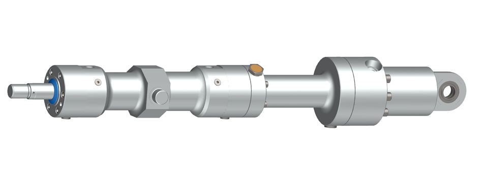 para la fijación del cilindro en el lado del pistón